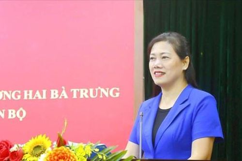Bà Trần Lưu Quỳnh là Chủ tịch Công đoàn phường Hai Bà Trưng