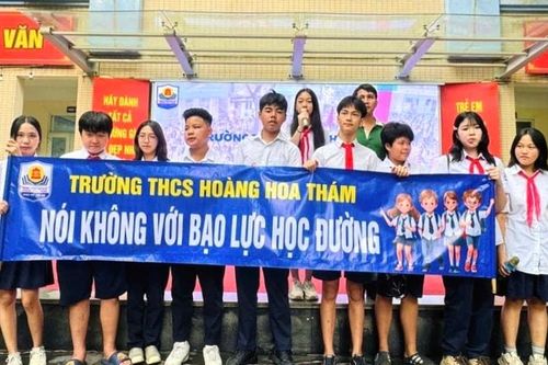Trường THCS Hoàng Hoa Thám xây dựng môi trường học tập an toàn, thân thiện