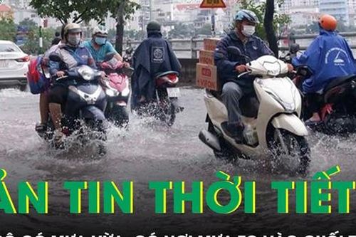 Bản tin thời tiết: Nam Bộ có mưa vừa, có nơi mưa to vào cuối tháng 9