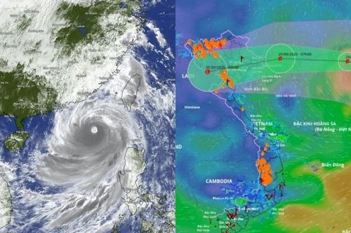 Dự báo đường đi của bão số 9 Ragasa, ảnh hưởng thế nào đến Hà Nội?