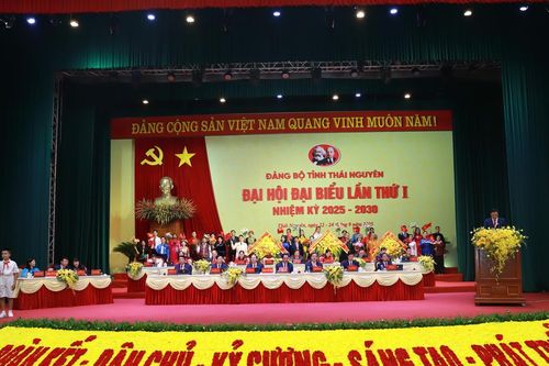Khai mạc Đại hội đại biểu Đảng bộ tỉnh Thái Nguyên lần thứ I