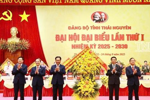 Đại hội đại biểu Đảng bộ tỉnh Thái Nguyên lần thứ I, nhiệm kỳ 2025 - 2030