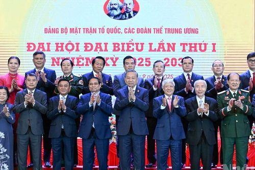 Bộ Chính trị chỉ định 21 đại biểu Đảng bộ Mặt trận Tổ quốc, các đoàn thể Trung ương dự Đại hội XIV của Đảng