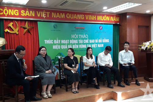 Thúc đẩy hoạt động tái chế bao bì đồ uống hiệu quả và bền vững tại Việt Nam