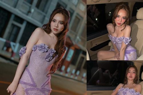 Điện váy xuyên thấu khoe trọn vóc dáng, Ninh Dương Lan Ngọc gây bão mạng