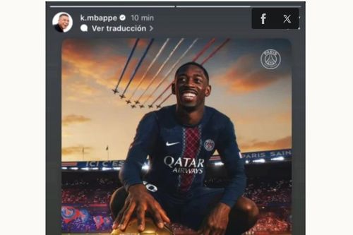 Mbappe gửi thông điệp chan chứa tình cảm đến chủ nhân Quả bóng Vàng 2025