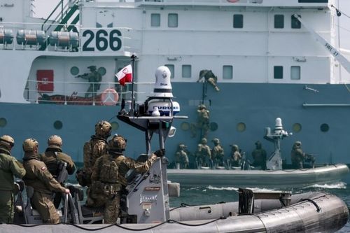 Lần đầu tiên tập trận chung, quân đội Ba Lan-Thụy Điển đổ bộ trên Biển Baltic