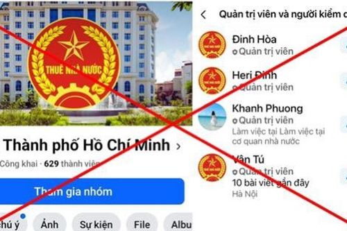 Thuế TP HCM bị giả mạo trên mạng xã hội
