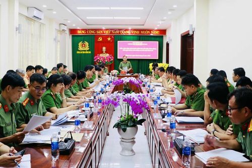 Đoàn công tác Bộ Công an làm việc với Công an tỉnh Đồng Nai