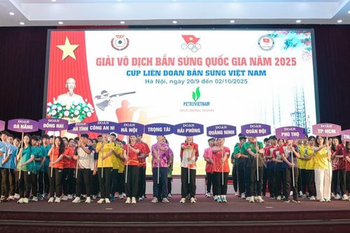 Petrovietnam đồng hành cùng Giải Vô địch Bắn súng quốc gia 2025