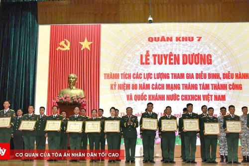 Quân khu 7 tuyên dương lực lượng tham gia nhiệm vụ A80