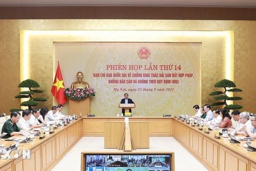 Thủ tướng chủ trì Phiên họp lần thứ 14 của Ban Chỉ đạo Quốc gia về IUU