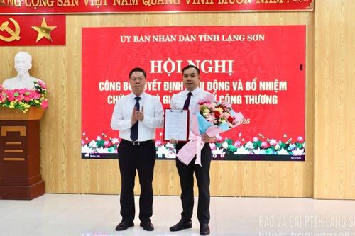Công bố Quyết định điều động, bổ nhiệm Phó Giám đốc Sở Công Thương