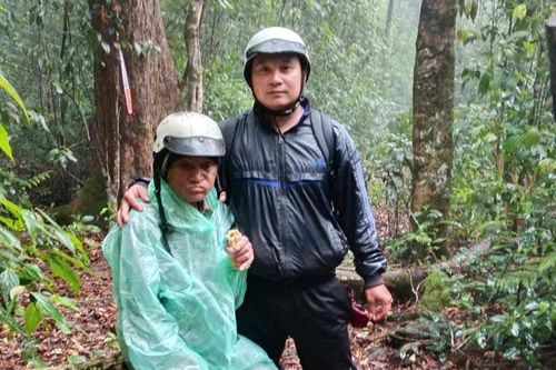 Tìm thấy cụ ông sau 6 ngày đi lạc trong rừng phòng hộ Lâm Hà