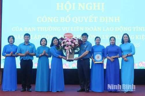 Công bố Quyết định thành lập Công đoàn phường Lý Thường Kiệt
