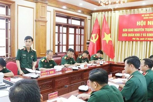 Quân khu 2 bàn giao đất quốc phòng cho Binh chủng Đặc công