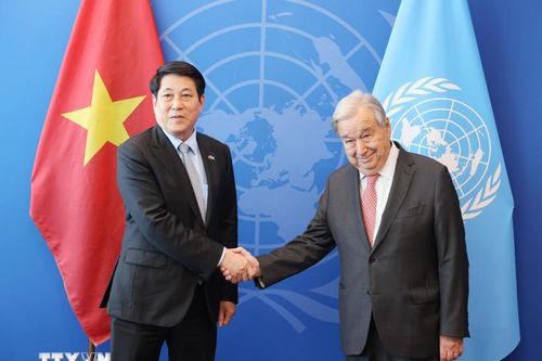 Tổng thư ký Antonio Guterres: Việt Nam là đối tác tuyệt vời của Liên hợp quốc