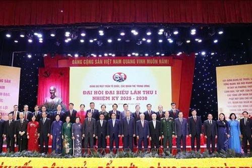 Tổng Bí thư Tô Lâm dự Đại hội đại biểu Đảng bộ Mặt trận Tổ quốc, các đoàn thể Trung ương