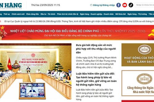 Thời báo Ngân hàng tăng trưởng mạnh lượng tương tác bạn đọc