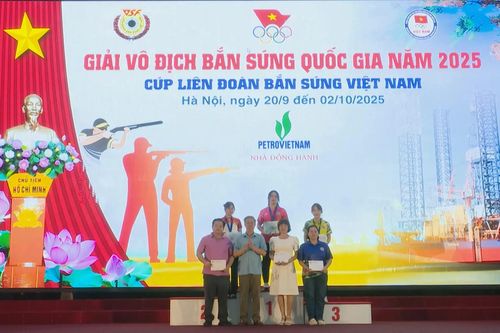 Khai mạc giải bắn súng vô địch quốc gia