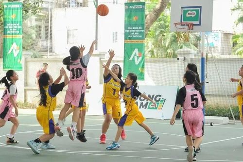 Gần 150 đội dự giải bóng rổ học sinh tiểu học Hà Nội