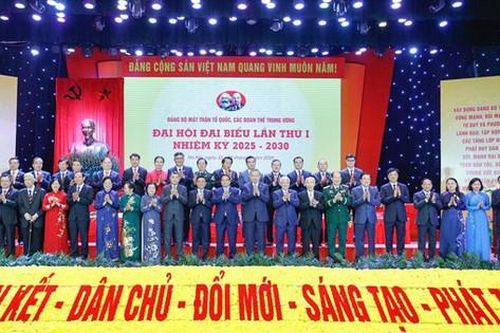 Danh sách đại biểu Mặt trận tổ quốc, các đoàn thể Trung ương dự Đại hội đại biểu toàn quốc lần thứ XIV của Đảng