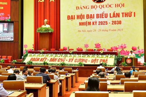 Tổng duyệt Đại hội đại biểu Đảng bộ Quốc hội lần thứ I