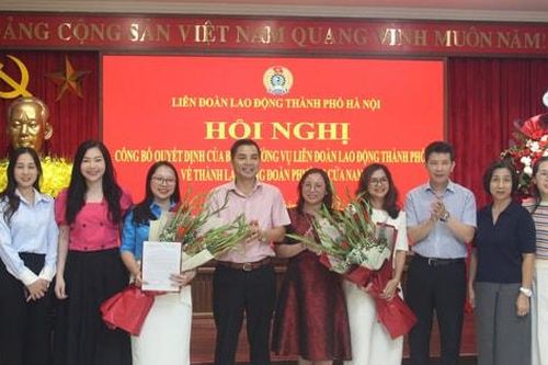 Công bố quyết định thành lập Công đoàn phường Cửa Nam