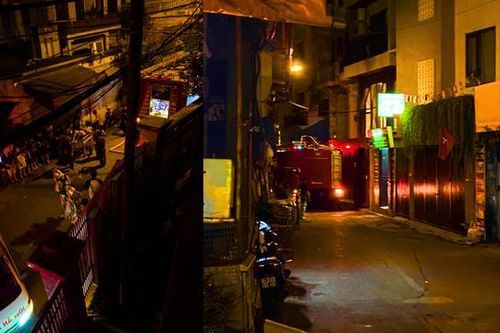 Cháy lớn trong ngõ Lạc Long Quân, một người bị bỏng