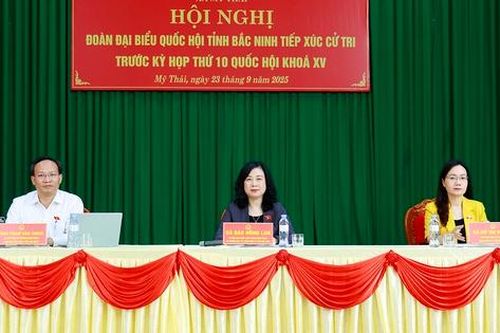 Bộ trưởng Bộ Y tế Đào Hồng Lan cùng đoàn ĐBQH Bắc Ninh tiếp xúc cử tri trước kỳ họp thứ 10, Quốc hội khóa XV