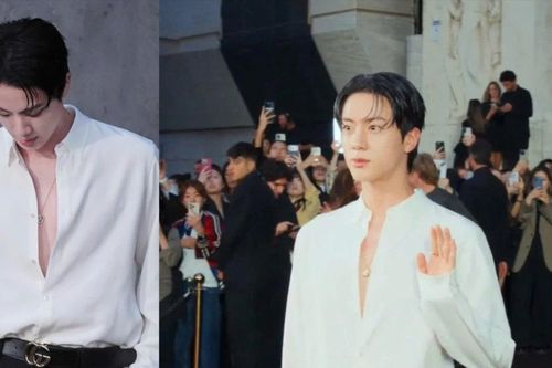 Jin BTS tại Milan Fashion Week: Khoe múi hờ hững, có một hành động cực hài hước