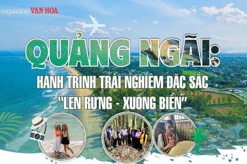 (Emagazine) Quảng Ngãi: Hành trình trải nghiệm đặc sắc 'lên rừng - xuống biển'