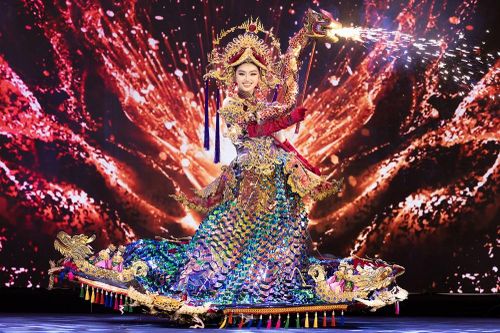 Hoa hậu Yến Nhi mang nghệ thuật múa rối nước đến Miss Grand International 2025
