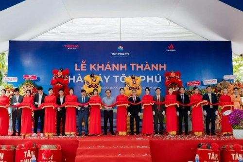 Nhà máy Tôn Phú Mỹ chính thức khánh thành và đi vào hoạt động