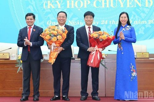 Quảng Ngãi bầu 2 Bí thư xã giữ chức Phó Chủ tịch Ủy ban nhân dân tỉnh nhiệm kỳ 2021-2026
