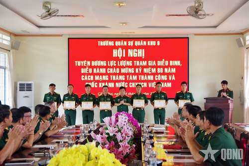 Trường Quân sự Quân khu 9: Tuyên dương 14 cán bộ, nhân viên thực hiện nhiệm vụ A80