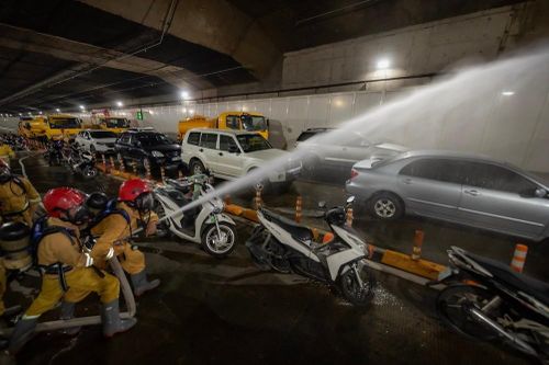 Thay đổi thời gian diễn tập chữa cháy tại đường hầm sông Sài Gòn