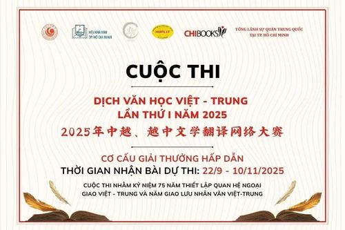 Phát động cuộc thi 'Dịch Văn học Việt - Trung, Trung - Việt lần thứ nhất'