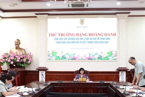 Mở rộng hợp tác quốc tế, nâng cao năng lực giảng viên và sinh viên Trường Đại học Luật Hà Nội