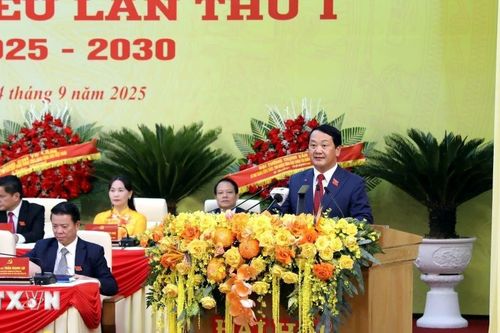Toàn cảnh bế mạc Đại hội Đảng bộ tỉnh Tuyên Quang lần thứ I