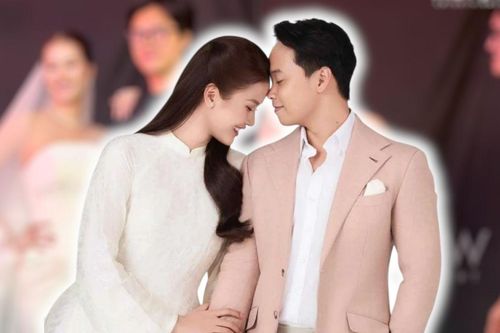 Xôn xao clip Á hậu Hương Ly diện váy cưới khiến dân tình rần rần