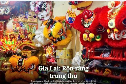 Gia Lai: Rộn ràng trung thu