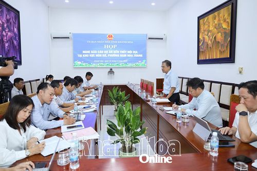 Sớm triển khai Dự án Bến thủy nội địa tại khu vực Hòn Rớ