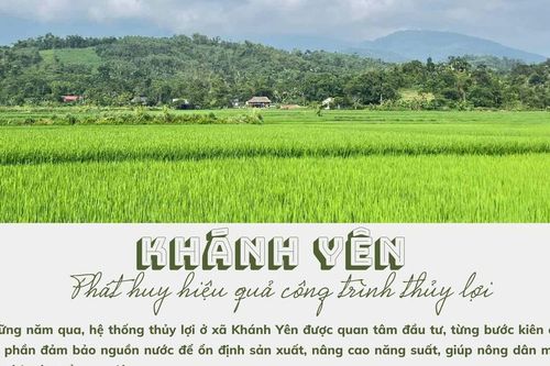 Khánh Yên phát huy hiệu quả công trình thủy lợi