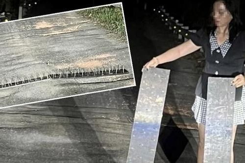 Đặt 'bàn chông' trên đường để cướp xe chở thuốc lá lậu