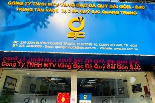 Cạnh tranh không lành mạnh, Công ty Vàng bạc Đá quý Sài Gòn (SJC) bị phạt 200 triệu đồng