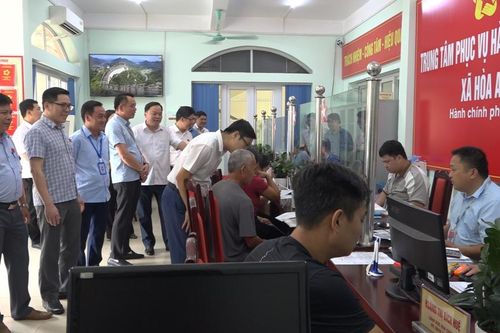 HĐND tỉnh giám sát việc thực hiện chuyển đổi số tại xã Hòa An