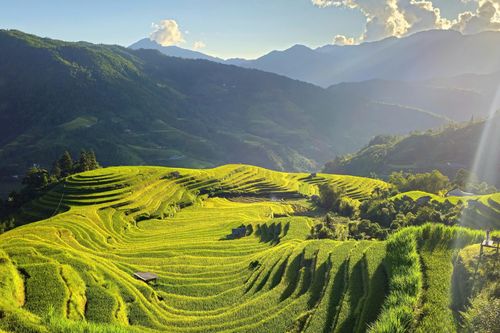Ngắm những thửa ruộng bậc thang tuyệt đẹp ở Hoàng Su Phì