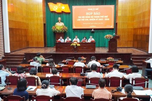 Đại hội Đảng bộ thành phố Huế sẽ diễn ra từ ngày 2 đến 4-10
