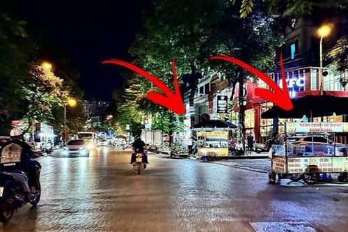 300m đường, 30 ô tô đỗ sau biển cấm, hàng chục quán lấn chiếm vỉa ở phường Hoàng Liệt